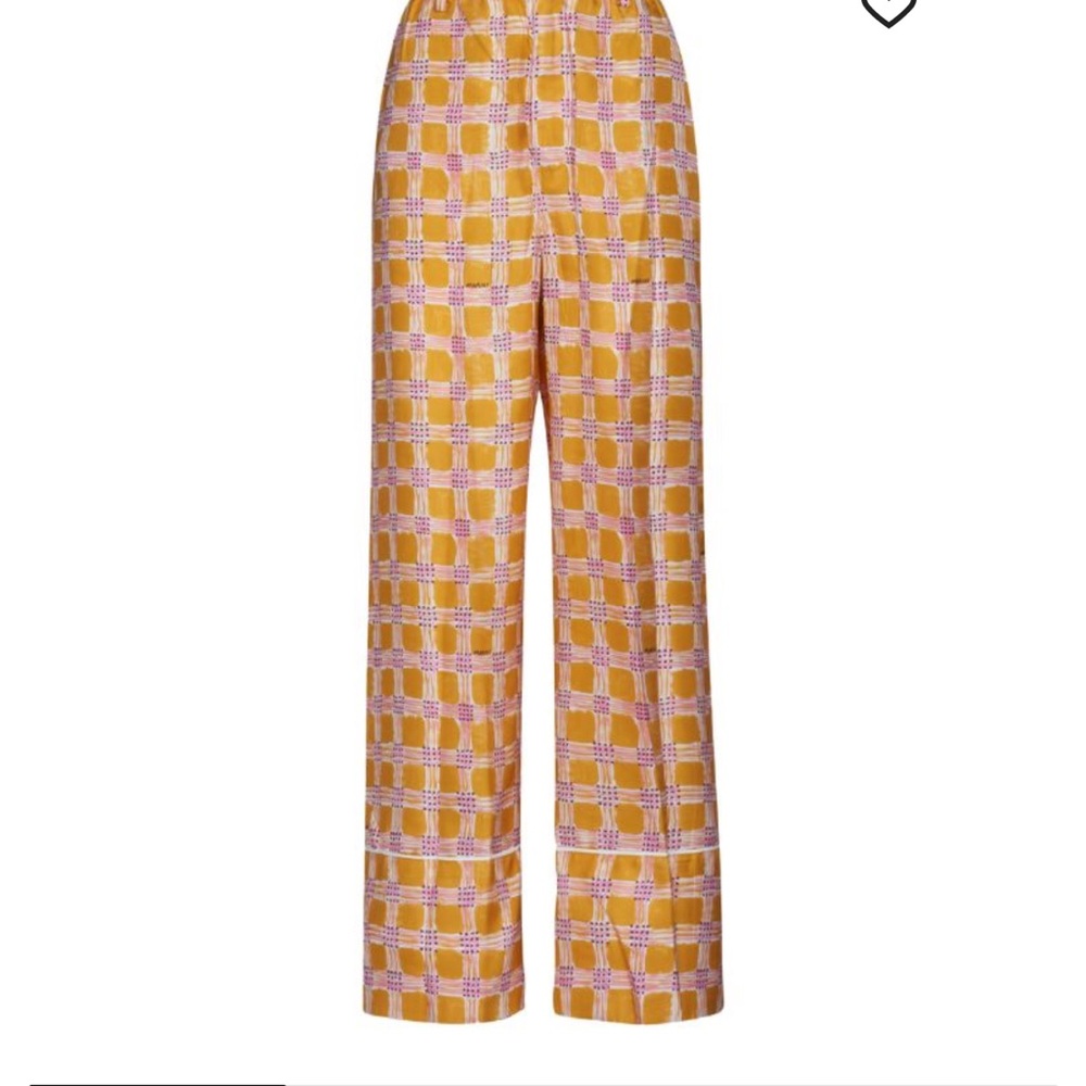 Marni check fields pajama trousers